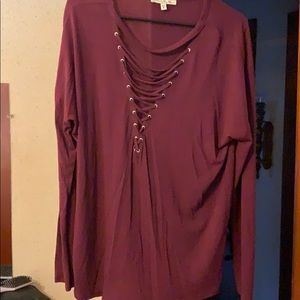 Long sleeve blouse